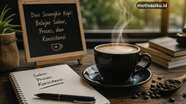 Dari Secangkir Kopi: Belajar Sabar, Proses, dan Konsistensi